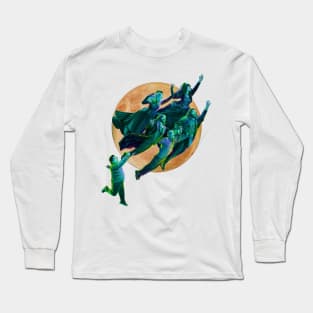 Vampire Van Gough Style Long Sleeve T-Shirt